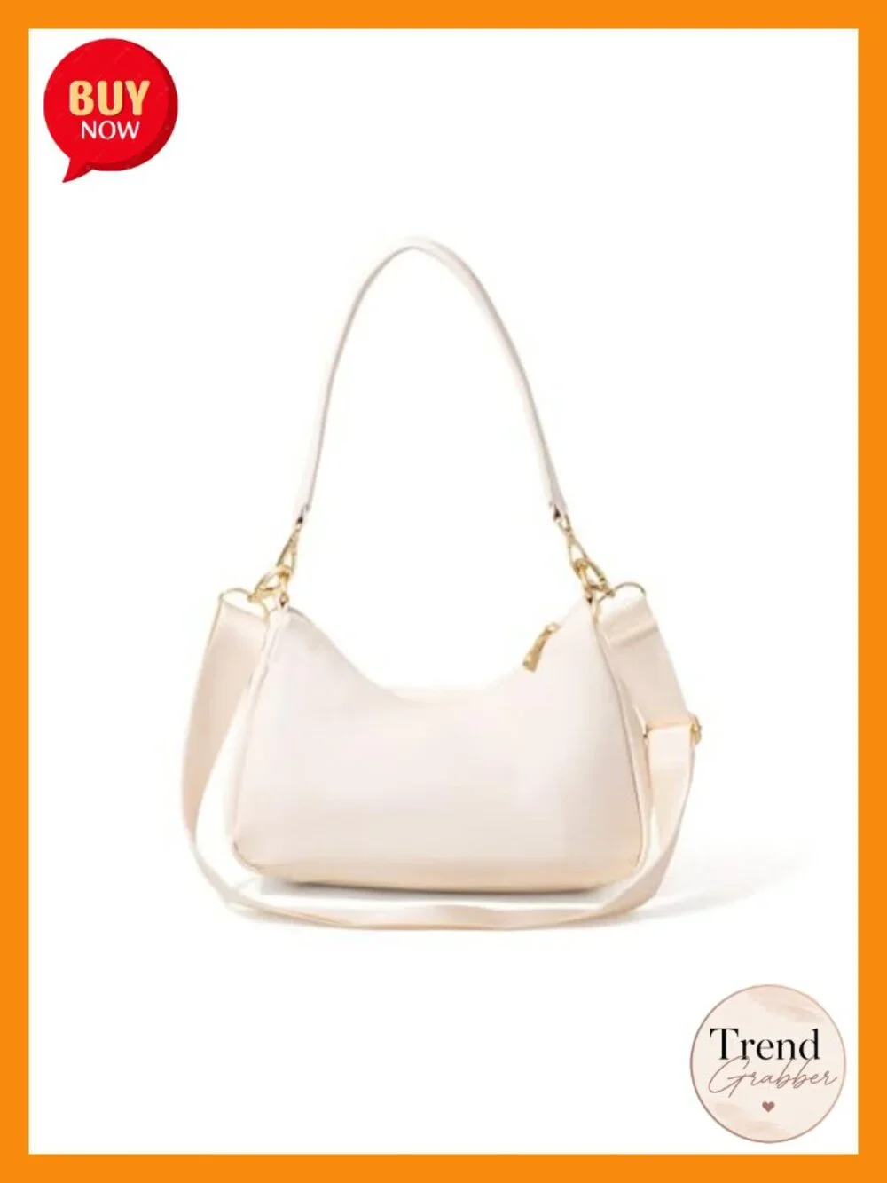 Savannah Crossbody Bag with RFID Card Holder, Nylon Hobo Convertible